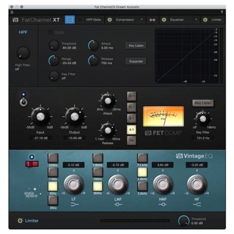 studio one prime chanel eq|PreSonus Fat Channel XT Channel Strip Plug.